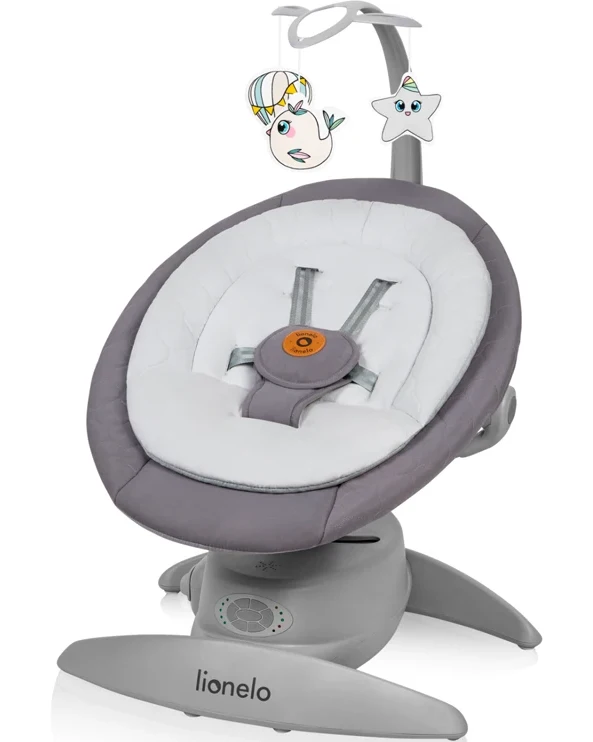 Дитячі електрокачелі Lionelo Mell Grey Stone